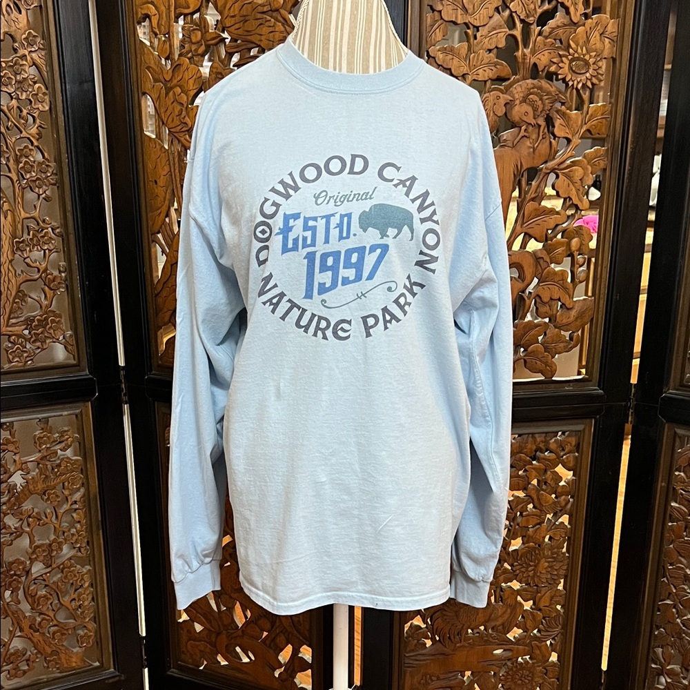 MV Sport Sky Blue Long Sleeve Tee